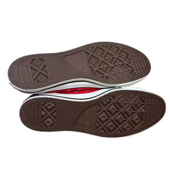 Converse Red All Star Chuck Taylor High Top Sneakers Men's Size 12 - Picture 7 of 8